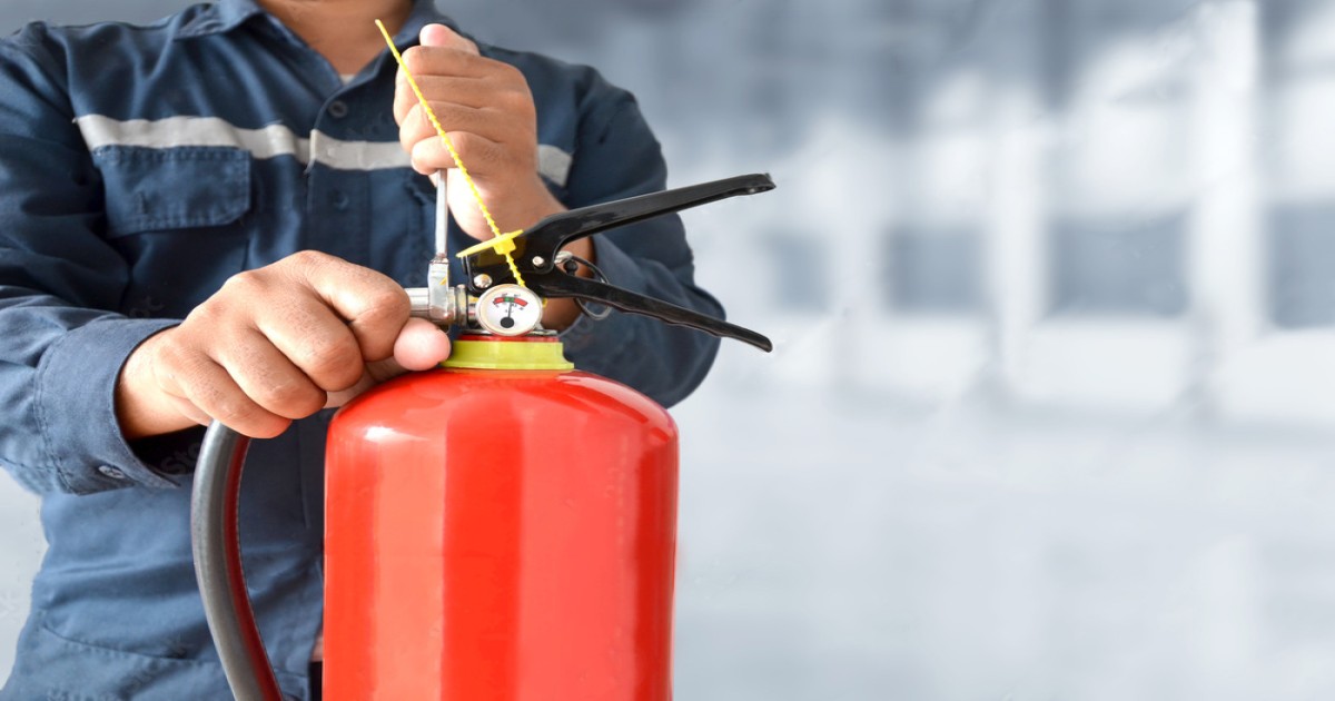 Fire Extinguishers refilling in Nepal