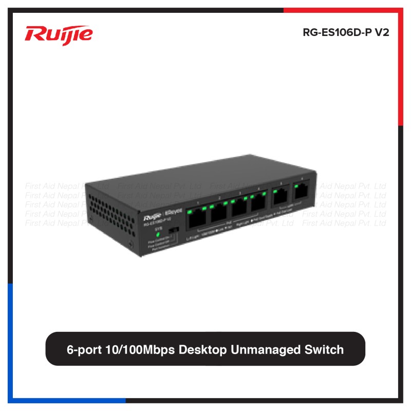Ruijie PoE Switch in Nepal